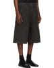 Fear of God Fear of God Black Washed Canvas Utility Shorts - 2