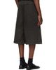 Fear of God Fear of God Black Washed Canvas Utility Shorts - 3