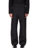Fear of God Fear of God Black Wool Poplin Casual Flat Front Trousers - 1