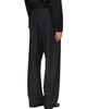 Fear of God Fear of God Black Wool Poplin Casual Flat Front Trousers - 3