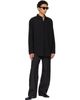 Fear of God Fear of God Black Wool Poplin Casual Flat Front Trousers - 4