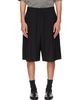 Fear of God Fear of God Black Wool Ripstop Baggy Shorts - 1