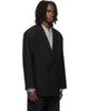 Fear of God Fear of God Black Wool Ripstop Relaxed Long Blazer - 2