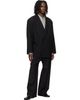 Fear of God Fear of God Black Wool Ripstop Relaxed Long Blazer - 4