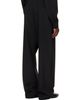 Fear of God Fear of God Black Wool Ripstop Wide Leg Drawstring Trousers - 3