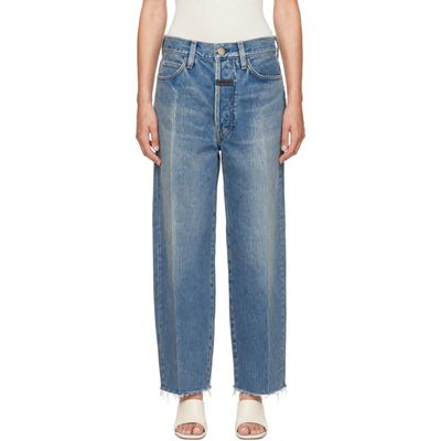 Fear of God Fear of God Blue Relaxed Five Pocket Jeans