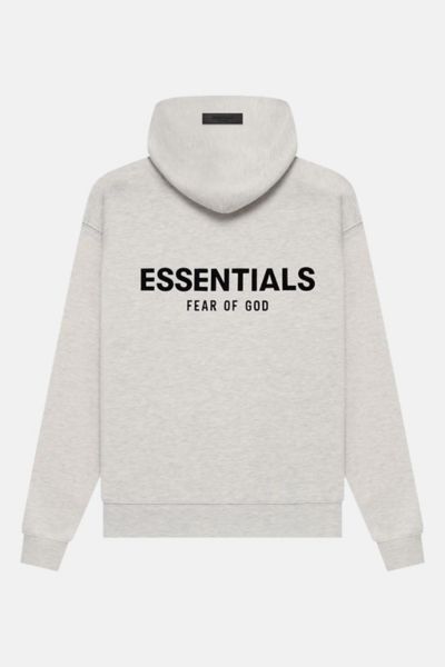 Fear of God Fear of God Essentials Hoodie in Light Grey, Men's at Urban Outfitters