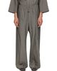 Fear of God Fear of God Gray Cotton Wool Oxford Wide Leg Drawstring Trousers - 1