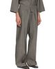 Fear of God Fear of God Gray Cotton Wool Oxford Wide Leg Drawstring Trousers - 2