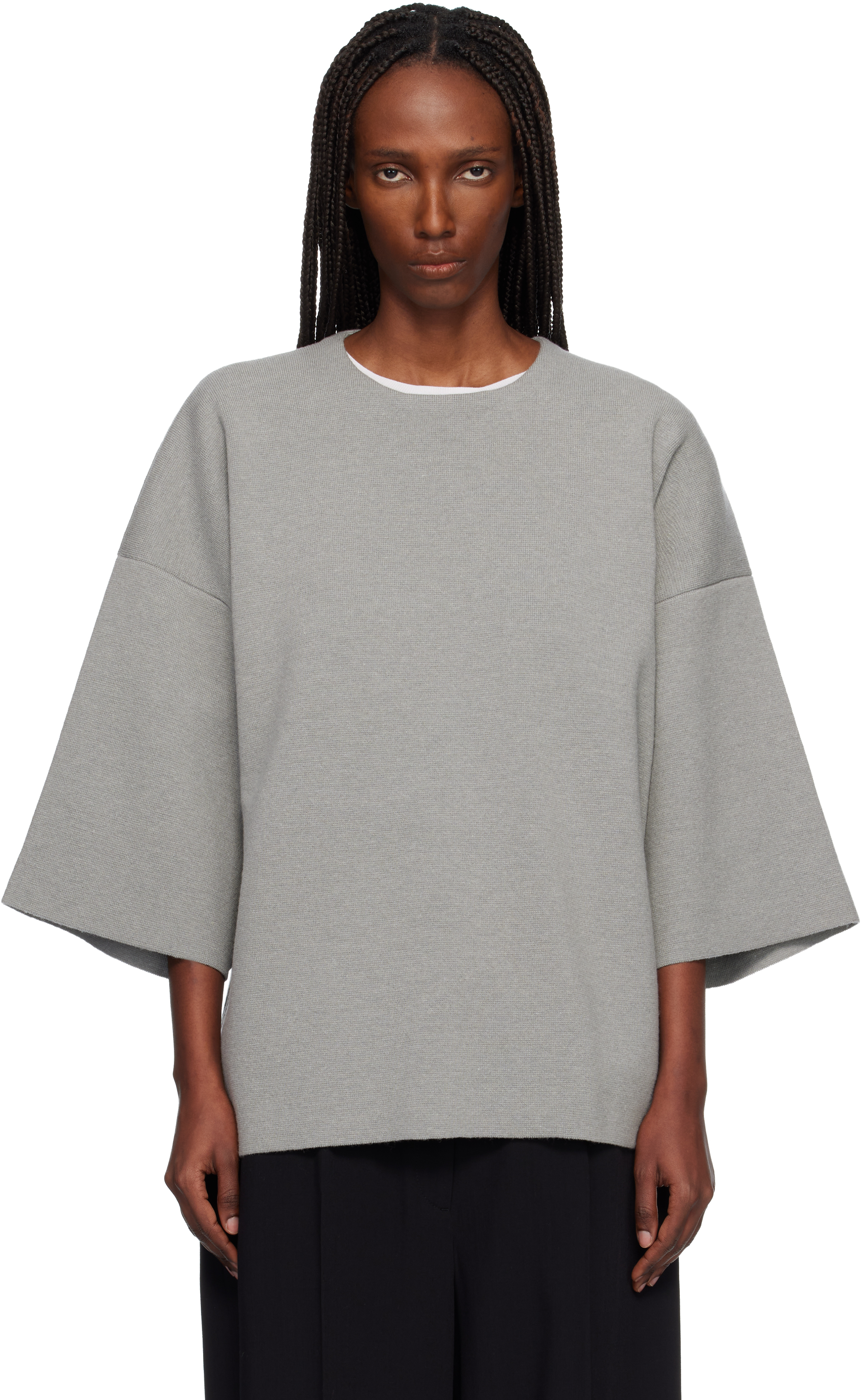 Fear of God - Gray Milano Knit T-shirt