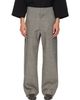 Fear of God Fear of God Gray Mouline Wool Casual Flat Front Trousers - 1