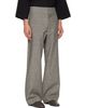 Fear of God Fear of God Gray Mouline Wool Casual Flat Front Trousers - 2