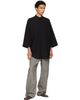 Fear of God Fear of God Gray Mouline Wool Casual Flat Front Trousers - 4