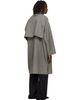 Fear of God Fear of God Gray Mouline Wool Relaxed Trench Coat - 3