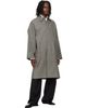 Fear of God Fear of God Gray Mouline Wool Relaxed Trench Coat - 4