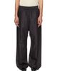 Fear of God Fear of God Gray Striped Wool Wide Leg Drawstring Trousers - 1