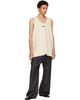 Fear of God Fear of God Gray Striped Wool Wide Leg Drawstring Trousers - 4
