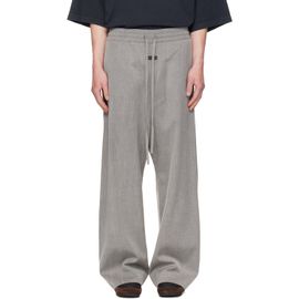Fear of God Fear of God Gray Wide Leg Drawstring Trousers