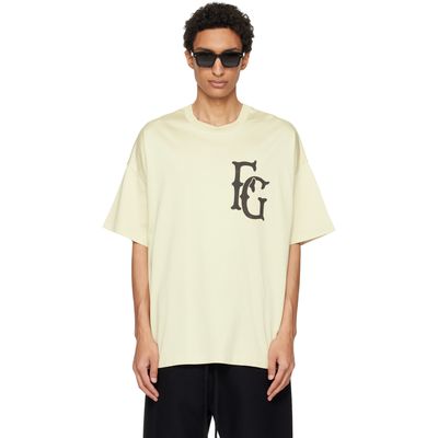 Fear of God Fear of God Off-White Cotton Rayon '26' S/S T-shirt
