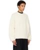 Fear of God Fear of God Off-White Double Knit Linen Wool Cotton Crewneck Sweater - 2