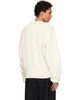 Fear of God Fear of God Off-White Double Knit Linen Wool Cotton Crewneck Sweater - 3