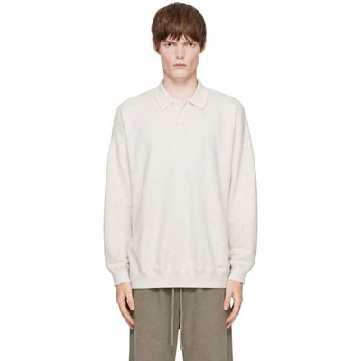 Fear of God Fear of God Off-White Eternal Fleece Polo