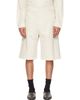 Fear of God Fear of God Off-White Garment Dyed Cotton Casual Shorts - 1