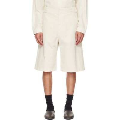 Fear of God Fear of God Off-White Garment Dyed Cotton Casual Shorts