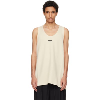 Fear of God Fear of God Off-White Knitted Tank Top