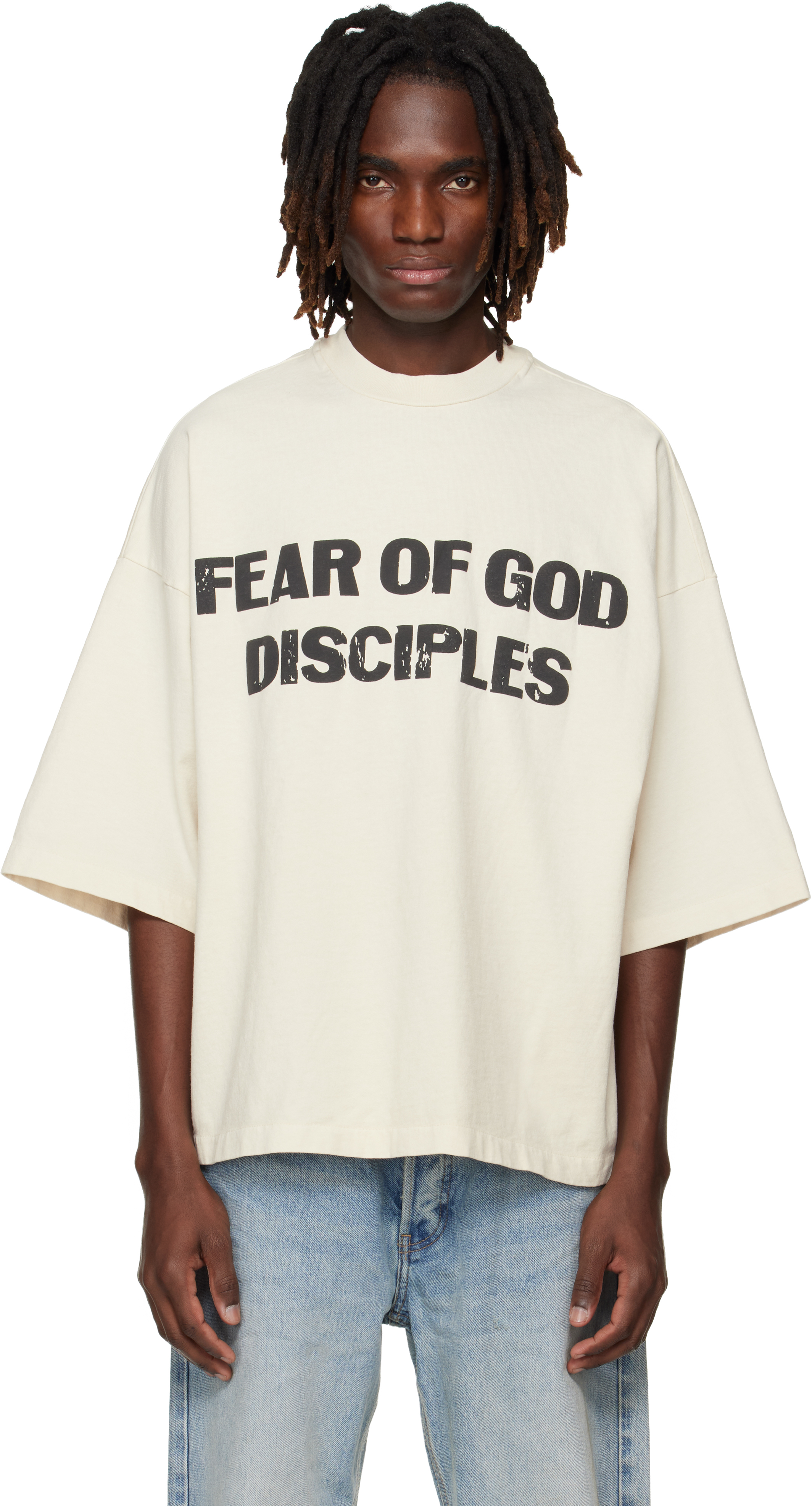 Fear of God - Off-White Relaxed 'Disciple' T-shirt