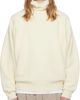 Fear of God Fear of God Off-White Wool Split High Neck Sweater - 1