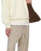 Fear of God Fear of God Off-White Wool Split High Neck Sweater - 4