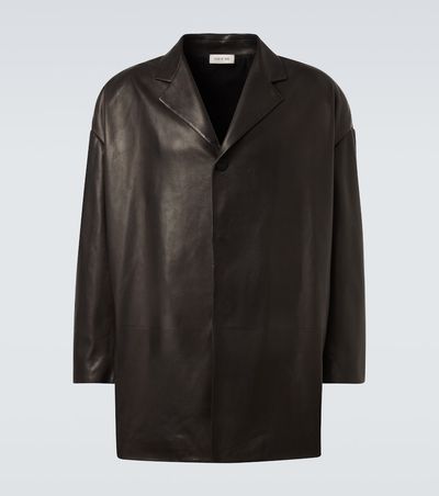 Fear of God Fear of God Oversized leather blazer