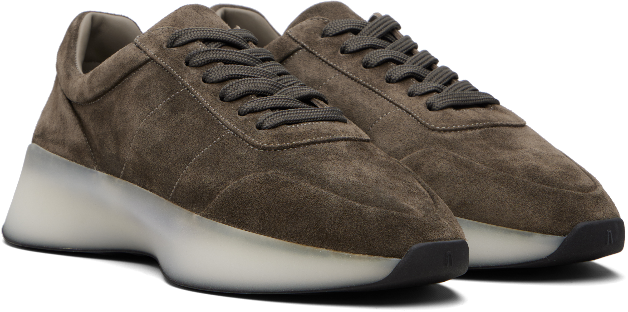 Fear of God - Taupe Suede Vintage Runner Sneakers