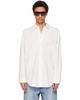 Fear of God Fear of God White Cotton Wool Oxford Classic Shirt - 1