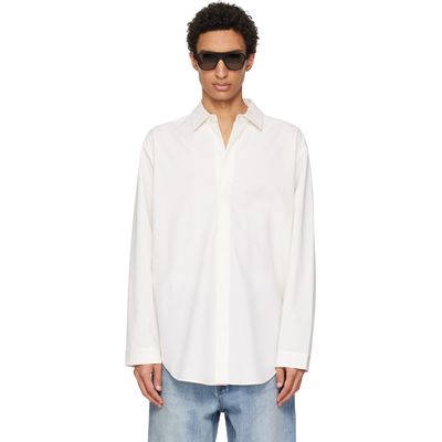 Fear of God Fear of God White Cotton Wool Oxford Classic Shirt