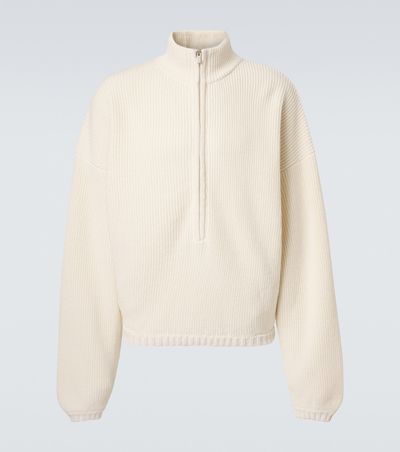 Fear of God Fear of God Wool, linen, and cotton half-zip sweater