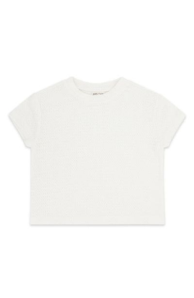 Feather 4 Arrow Feather 4 Arrow Kids' 4 Days Open Stitch Cotton Cover-Up Top