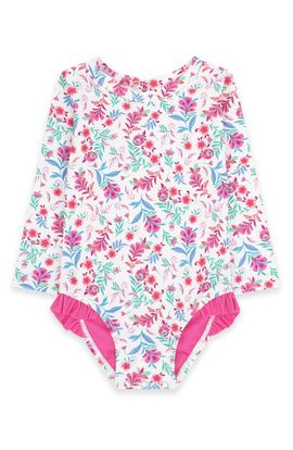 Feather 4 Arrow Feather 4 Arrow Kids' Coastal Cutie Floral UPF 50+ One-Piece Rashguard Swimsuit