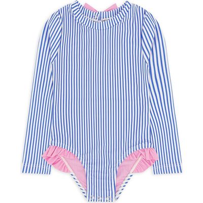 Feather 4 Arrow Feather 4 Arrow Kids' Coastal Cutie Stripe UPF 50+ One-Piece Rashguard Swimsuit