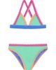 Feather 4 Arrow Feather 4 Arrow Kids' Coastline Whipstitch Trim UPF 50+ Two-Piece Swimsuit - 1