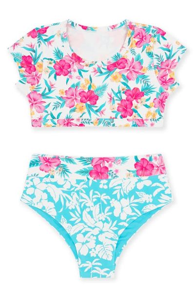 Feather 4 Arrow Feather 4 Arrow Kids' Daybreak UPF 50+ Two-Piece Swimsuit