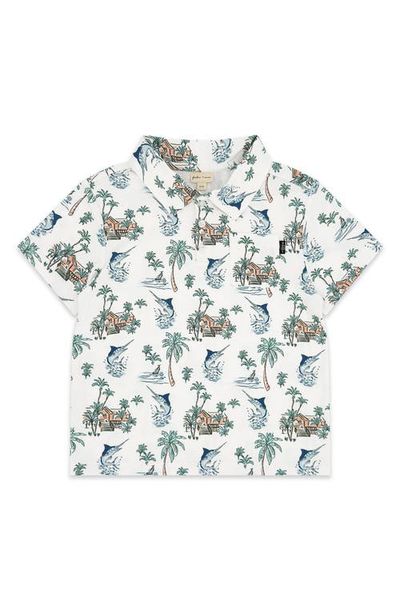 Feather 4 Arrow Feather 4 Arrow Kids' Feel Good Print Performance Polo