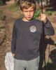 Feather 4 Arrow Feather 4 Arrow Kids' Fish Long Sleeve Cotton Graphic T-Shirt - 4