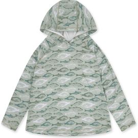 Feather 4 Arrow Feather 4 Arrow Kids' Reel Deal Tech Fish Print Performance Hoodie
