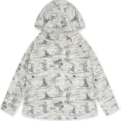 Feather 4 Arrow Feather 4 Arrow Kids' Reel Deal Tech Tropical Print Performance Hoodie