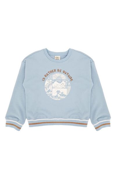 Feather 4 Arrow Feather 4 Arrow Kids' Ryder Outside Cotton Blend Graphic Sweatshirt