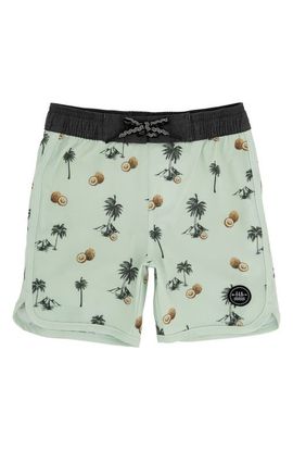 Feather 4 Arrow Feather 4 Arrow Kids' Scallop Coconut Print Board Shorts