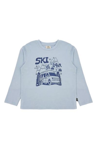 Feather 4 Arrow Feather 4 Arrow Kids' Ski Ya Later Long Sleeve Cotton Graphic T-Shirt