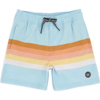 Feather 4 Arrow Feather 4 Arrow Kids' Stripe Volley Swim Trunks